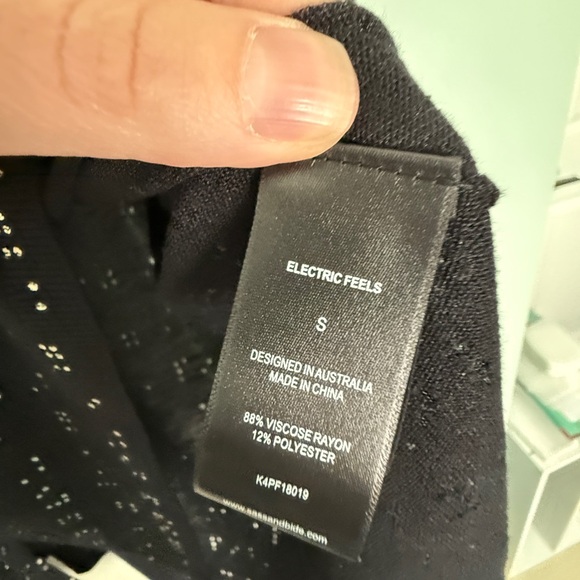 Sass & Bide black & gold electric feels knitwear small - Picture 9 of 9